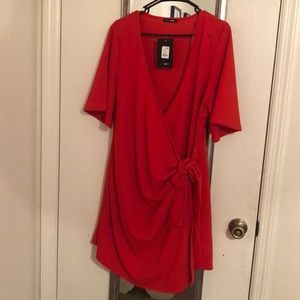 Fashion Nova NWT “Thought of You” Tomatine Romper